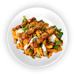 Chips & Chicken Curry Sauce 